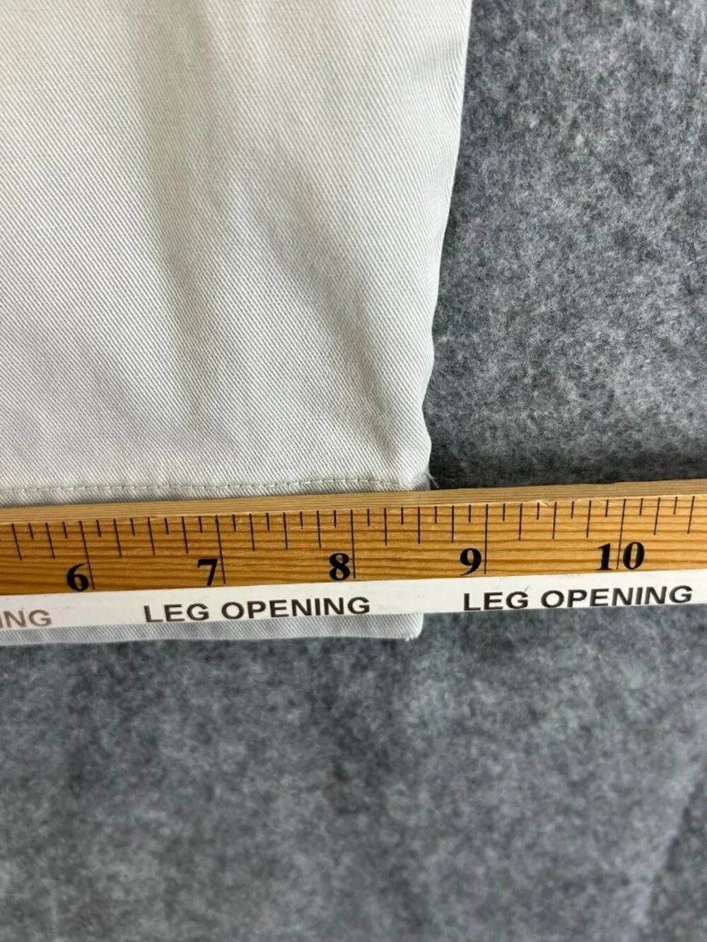 Polo Ralph Lauren Prospect Chino Pants Mens 34x31 Ivory Flat‎ Front (Tag-36x32)